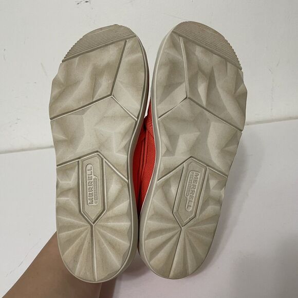 Merrell Women’s Canvas Slip On Shoes Size 5 Hot Coral Casual - GUC - Picture 8 of 9